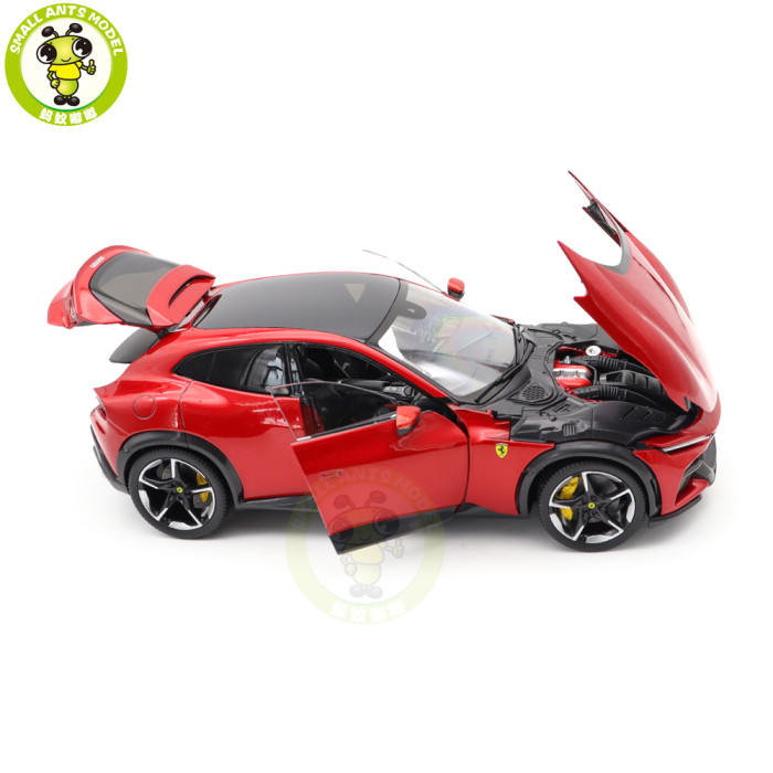 1/18 Ferrari Purosangue Bburago 16922 Diecast Model Racing Car Toys Gifts For Friends