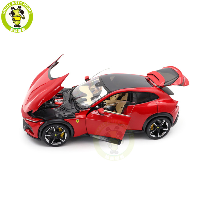 1/18 Ferrari Purosangue Bburago 16922 Diecast Model Racing Car Toys Gifts For Friends