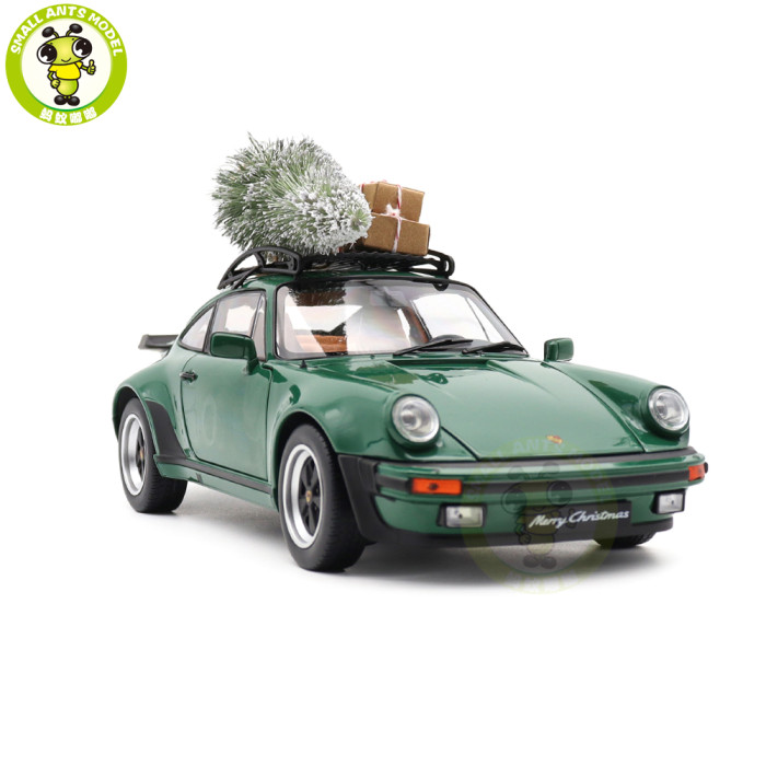 1/18 Porsche 911 Turbo 3.3 1980 Norev 187669 Green Christmas Gift Diecast Model Toys Car Gifts For Friends Father