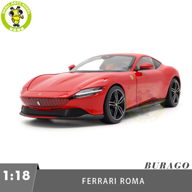 1/18 Ferrari Roma Bburago 16926 Diecast Model Racing Car Toys Gifts For Friends