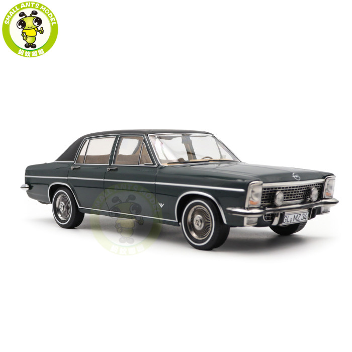 1/18 Opel Diplomat V8 1969 Norev 183690 Cedar Green Diecast Model Toys Car Boys Girls Gifts