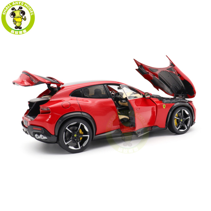 1/18 Ferrari Purosangue Bburago 16922 Diecast Model Racing Car Toys Gifts For Friends