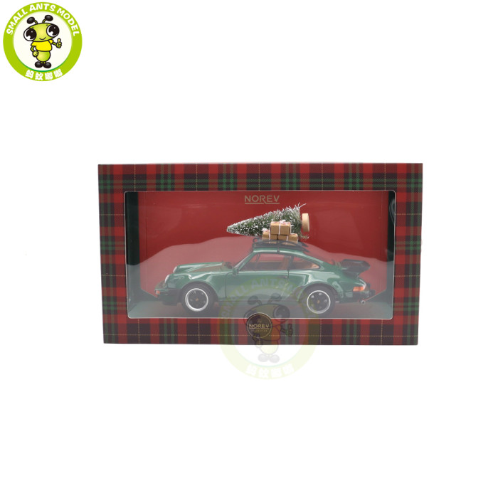 1/18 Porsche 911 Turbo 3.3 1980 Norev 187669 Green Christmas Gift Diecast Model Toys Car Gifts For Friends Father