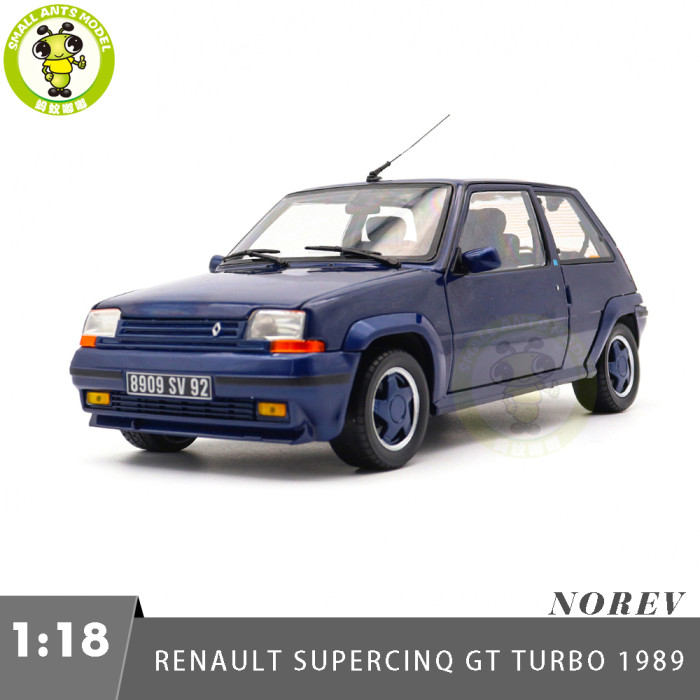 1/18 Renault SuperCinq GT Turbo 1989 Norev 185205 Alain Oreille Diecast Model Toy Car Gifts For Friends