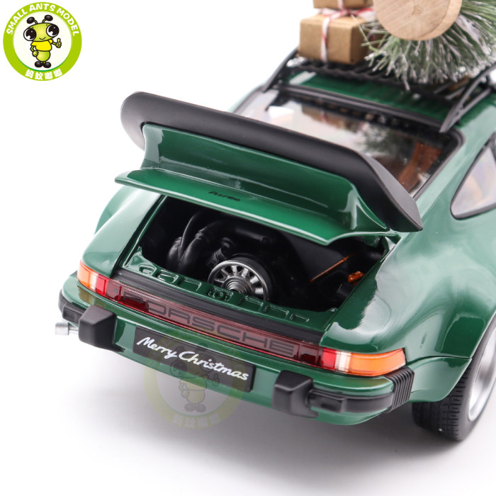 1/18 Porsche 911 Turbo 3.3 1980 Norev 187669 Green Christmas Gift Diecast Model Toys Car Gifts For Friends Father