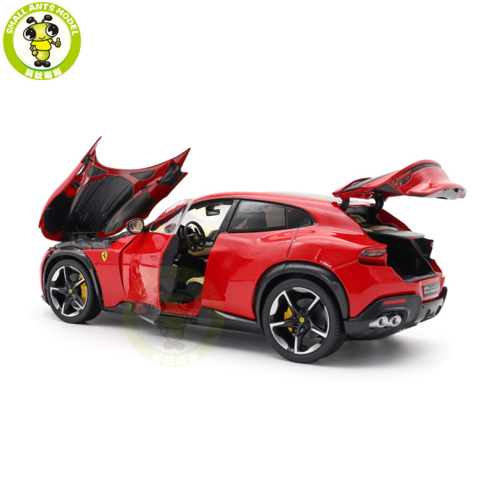 1/18 Ferrari Purosangue Bburago 16922 Diecast Model Racing Car Toys Gifts For Friends