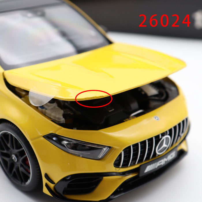 Defective 1/18 Mercedes AMG A45 S NZG Diecast Model Car
