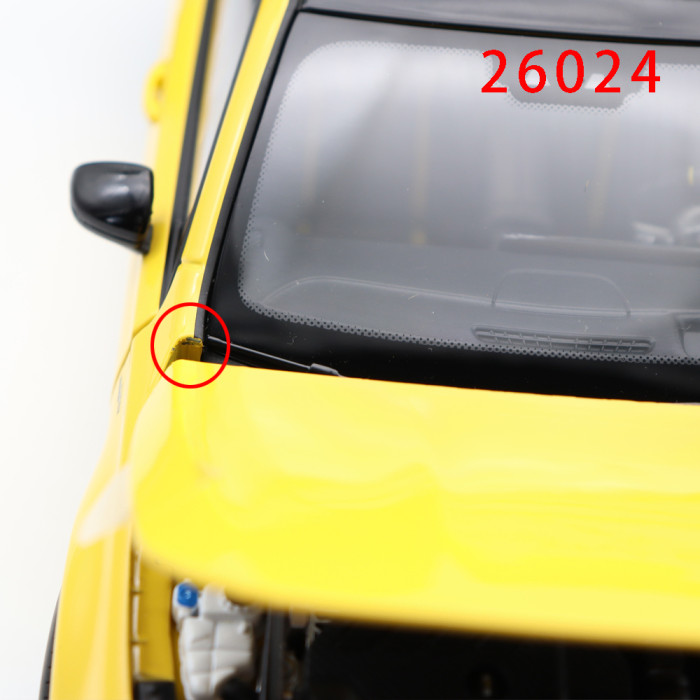 Defective 1/18 Mercedes AMG A45 S NZG Diecast Model Car
