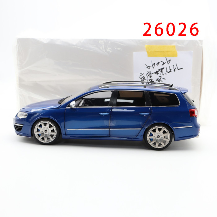 Damaged 1/18 NZG VW Volkswagen Passat Estate R36 Wagon Modified Bentley Wheels Diecast Model Car