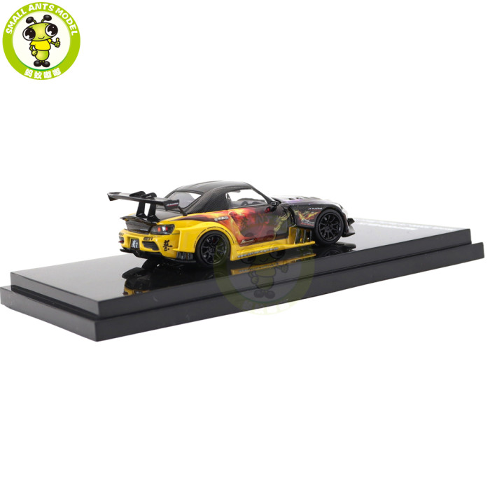1/64 MOTORHELIX Honda S2000 J's Racing Maou 2013 Diecast Model Toy Car Gifts For Father Friends