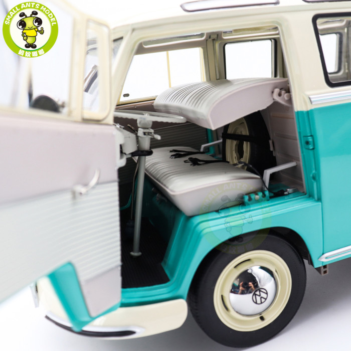 1/12 Sunstar 1962 Volkswagen VW Samba Bus Diecast Model Toys Car Gifts For Friends
