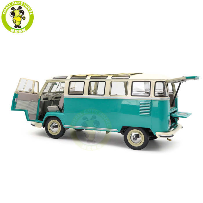 1/12 Sunstar 1962 Volkswagen VW Samba Bus Diecast Model Toys Car Gifts For Friends