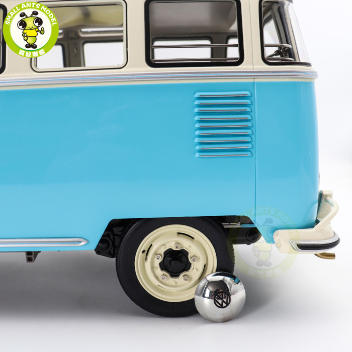1/12 Sunstar 1962 Volkswagen VW Samba Bus Diecast Model Toys Car Gifts For Friends