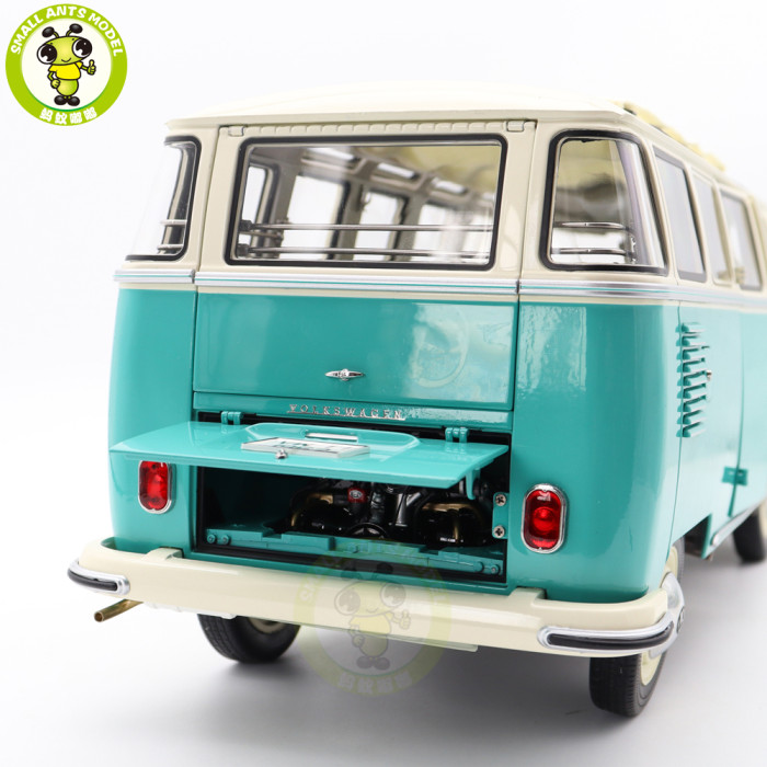 1/12 Sunstar 1962 Volkswagen VW Samba Bus Diecast Model Toys Car Gifts For Friends