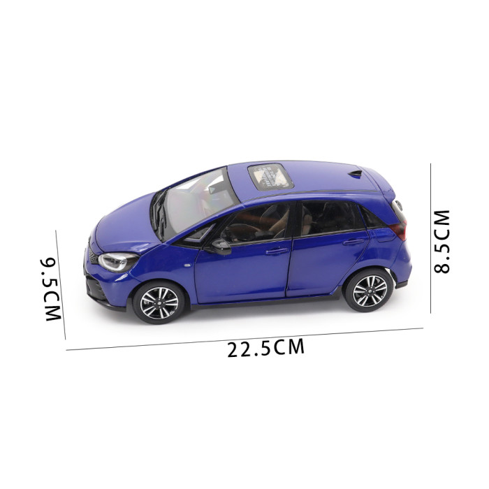 1/18 Honda FIT Sport 2023 Diecast Model Toy Car Gifts For Father Friends