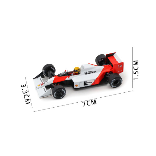 1/64 MINIGT Mclaren MP4/4 #12 1988 Japanese Grand Prix Winner Diecast Model Toy Car Gifts For Friends