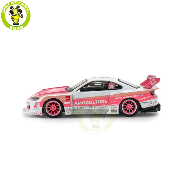 1/64 MINIGT Nissan Silvia S15 LB-Super Silhouette Diecast Model Toy Car Gifts For Friends