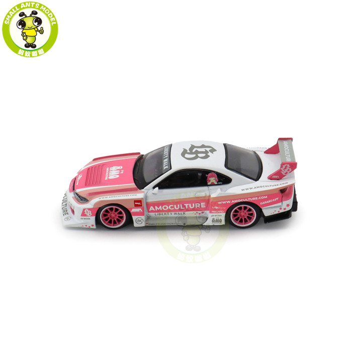 1/64 MINIGT Nissan Silvia S15 LB-Super Silhouette Diecast Model Toy Car Gifts For Friends