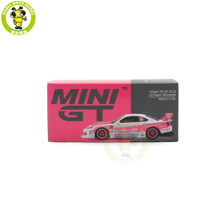 1/64 MINIGT Nissan Silvia S15 LB-Super Silhouette Diecast Model Toy Car Gifts For Friends