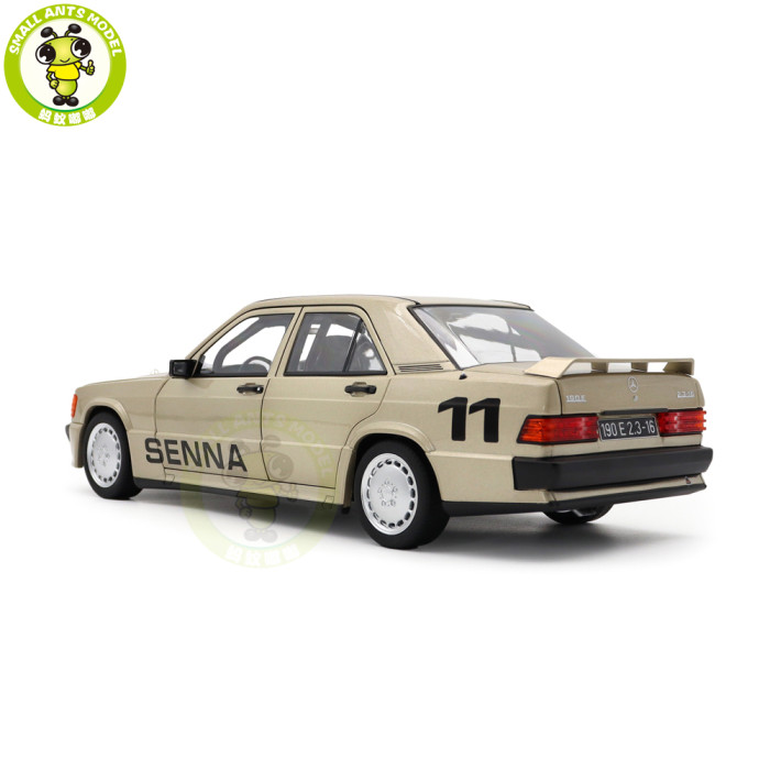 1/18 Mercedes Benz 190E EVO 2.3-16 Nurburgring 1984 Race Of Champions Norev 183832 Ayrton Senna Diecast Model Car
