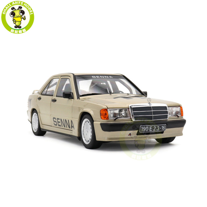 1/18 Mercedes Benz 190E EVO 2.3-16 Nurburgring 1984 Race Of Champions Norev 183832 Ayrton Senna Diecast Model Car