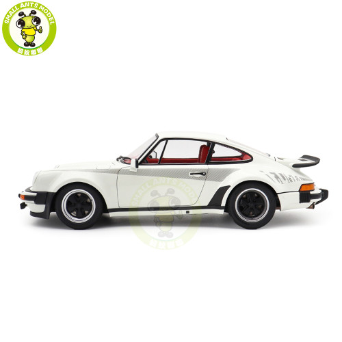 1/18 Porsche 911 Turbo 3.0 930 AUTOart 78113 Grand Prix White W / Turbo Stripes Model Toy Cars Gifts For Friends
