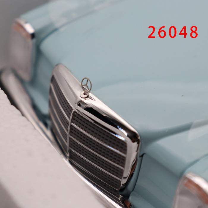 Defective 1/18 Mercedes Benz 200 1968 Norev 183777 Light Blue Diecast Model Car