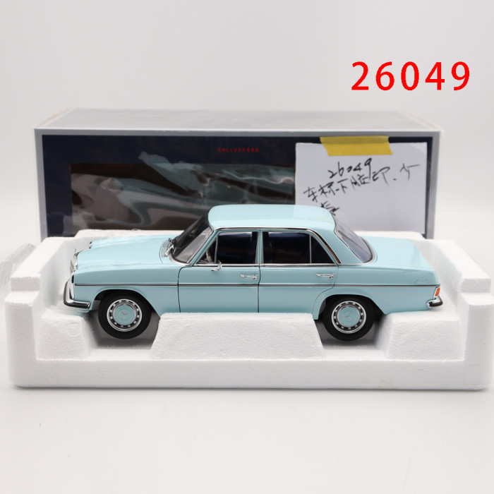 Defective 1/18 Mercedes Benz 200 1968 Norev 183777 Light Blue Diecast Model Car
