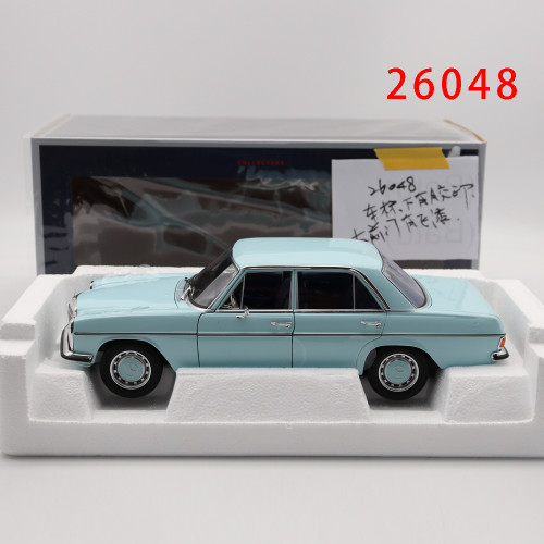 Defective 1/18 Mercedes Benz 200 1968 Norev 183777 Light Blue Diecast Model Car