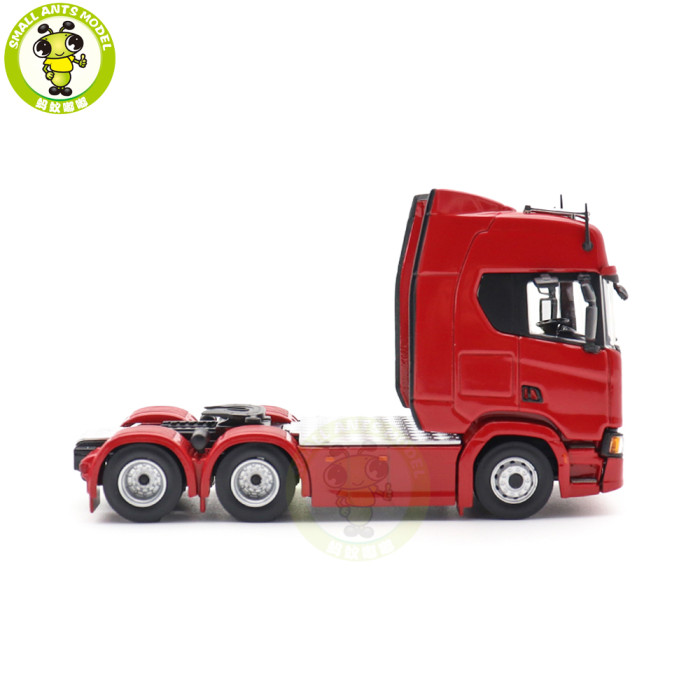 1/64 MASDI Scania 450R R450 Tractor Container Trailer Truck Cargo Diecast Model Toy Car Gifts For Friends