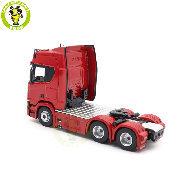 1/64 MASDI Scania 450R R450 Tractor Container Trailer Truck Cargo Diecast Model Toy Car Gifts For Friends