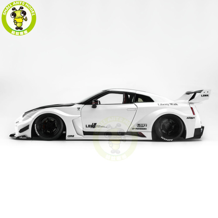 Pre-order 1/18 MOTORHELIX LB-SILHOUETTE WORKS GT NISSAN 35GT-RR VER Diecast Model Toy Car Gifts For Friends