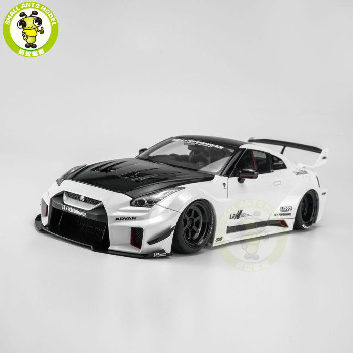 Pre-order 1/18 MOTORHELIX LB-SILHOUETTE WORKS GT NISSAN 35GT-RR VER Diecast Model Toy Car Gifts For Friends