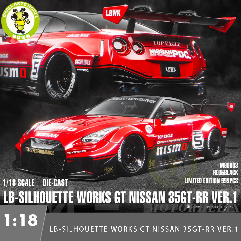 Pre-order 1/18 MOTORHELIX LB-SILHOUETTE WORKS GT NISSAN 35GT-RR