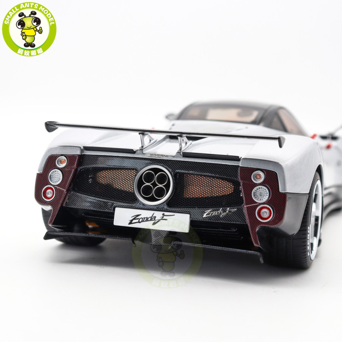 1/18 PAGANI ZONDA F 2005 Almost REAL Grigio Mercurio Diecast Model Toy Car Gifts For Friends