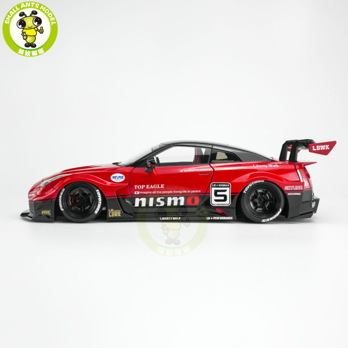 Pre-order 1/18 MOTORHELIX LB-SILHOUETTE WORKS GT NISSAN 35GT-RR VER Diecast Model Toy Car Gifts For Friends