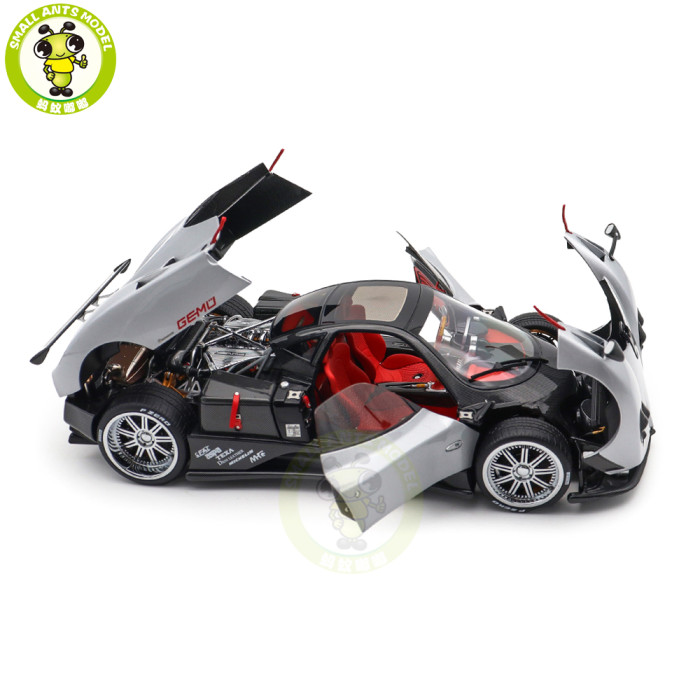 1/18 PAGANI ZONDA F 2005 Almost REAL Grigio Mercurio Diecast Model Toy Car Gifts For Friends