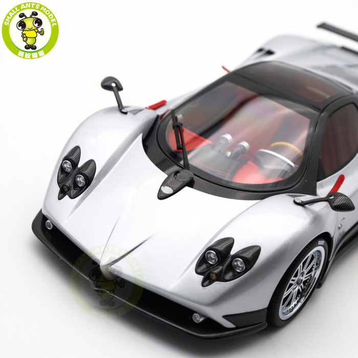 1/18 PAGANI ZONDA F 2005 Almost REAL Grigio Mercurio Diecast Model Toy Car Gifts For Friends