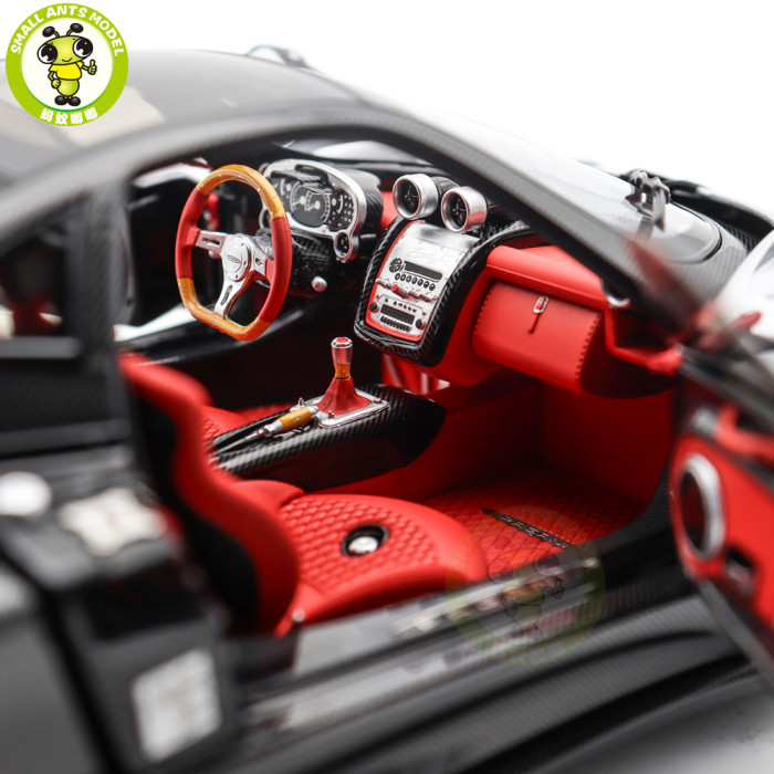 1/18 PAGANI ZONDA F 2005 Almost REAL Grigio Mercurio Diecast Model Toy Car Gifts For Friends