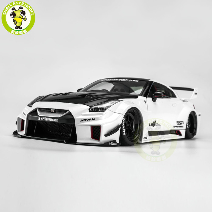 Pre-order 1/18 MOTORHELIX LB-SILHOUETTE WORKS GT NISSAN 35GT-RR VER Diecast Model Toy Car Gifts For Friends
