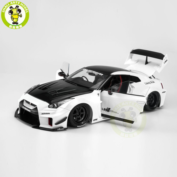 Pre-order 1/18 MOTORHELIX LB-SILHOUETTE WORKS GT NISSAN 35GT-RR VER Diecast Model Toy Car Gifts For Friends