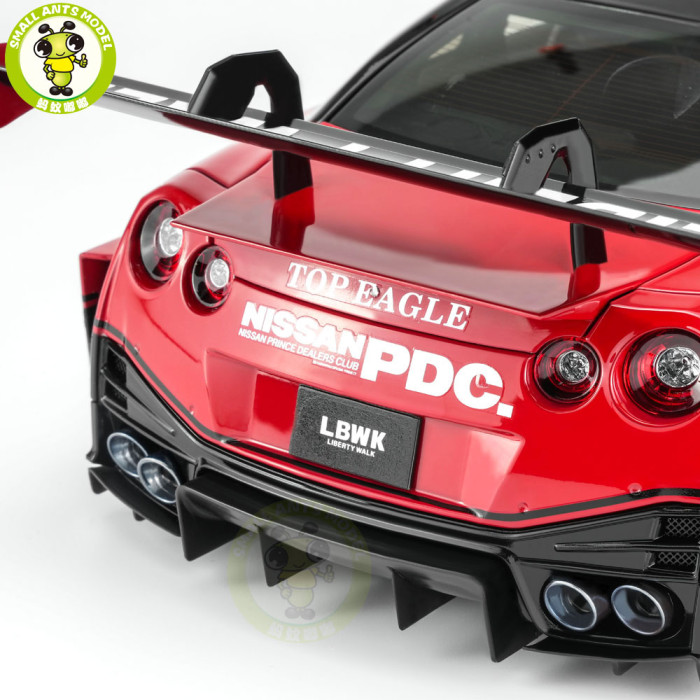 Pre-order 1/18 MOTORHELIX LB-SILHOUETTE WORKS GT NISSAN 35GT-RR VER Diecast Model Toy Car Gifts For Friends
