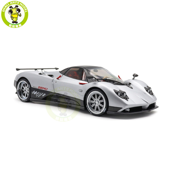 1/18 PAGANI ZONDA F 2005 Almost REAL Grigio Mercurio Diecast Model Toy Car Gifts For Friends
