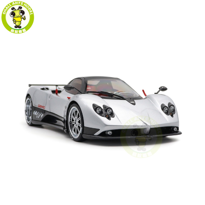 1/18 PAGANI ZONDA F 2005 Almost REAL Grigio Mercurio Diecast Model Toy Car Gifts For Friends