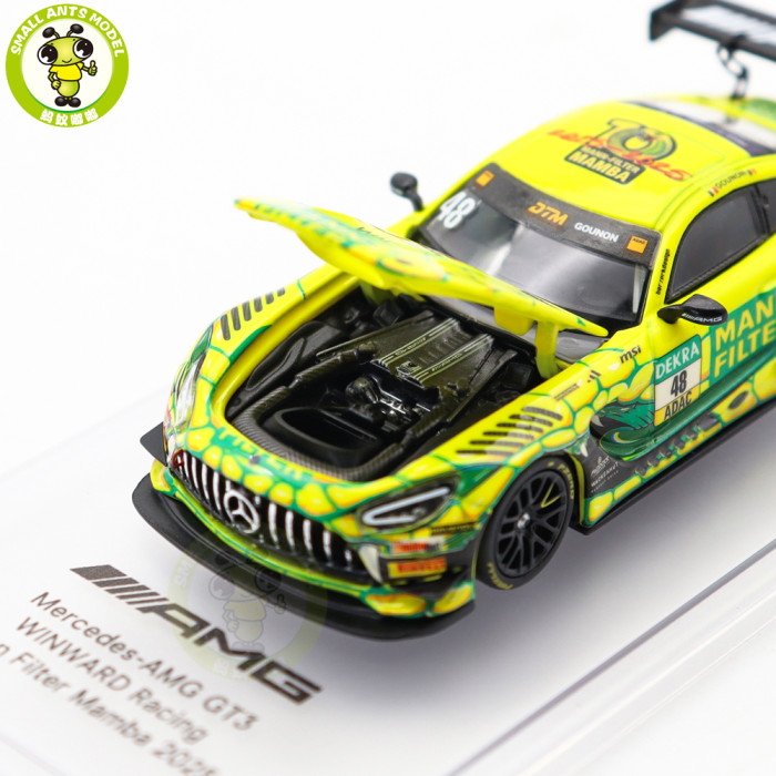 1/64 Mercedes AMG GT3 EVO II NZG Kiloworks Diecast Model Toy Cars Gifts For Father Friends