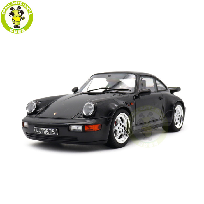 1/18 Porsche 911 Turbo 3.6 1994 Norev 187234 Black Diecast Model Toys Car Gifts For Friends Father