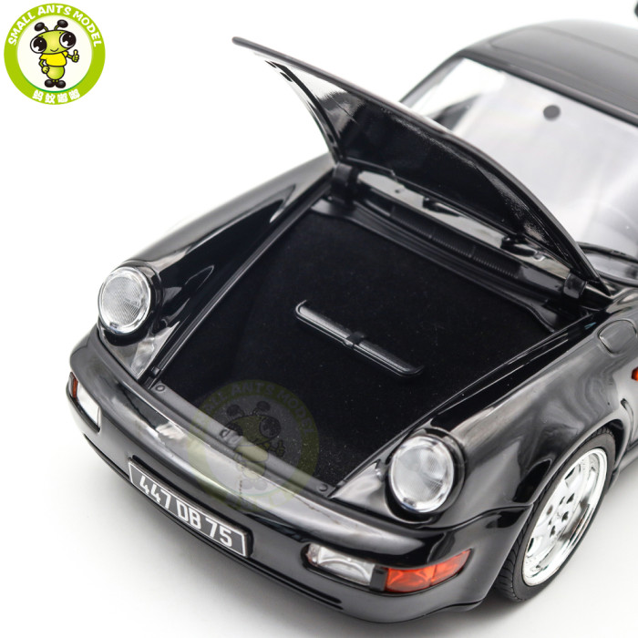1/18 Porsche 911 Turbo 3.6 1994 Norev 187234 Black Diecast Model Toys Car Gifts For Friends Father