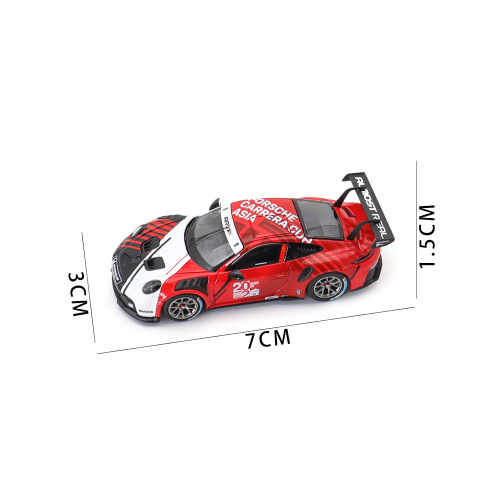 1/64 Almost Real Porsche 911 Cup ARbox Carrera Cup Asia 2026 Hero Car Diecast Model Toy Car Gifts For Friends