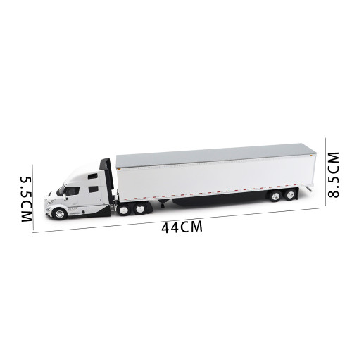 First Gear 1/50 VOLVO VNL 860 High Roof Sleeper 53  BOX Trailer W/Skirts Diecast Model Car Truck