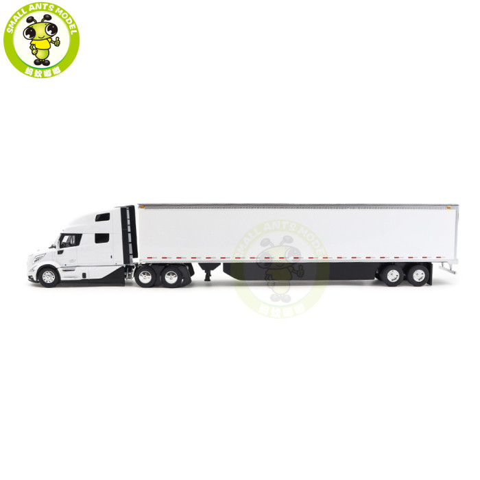 First Gear 1/50 VOLVO VNL 860 High Roof Sleeper 53  BOX Trailer W/Skirts Diecast Model Car Truck